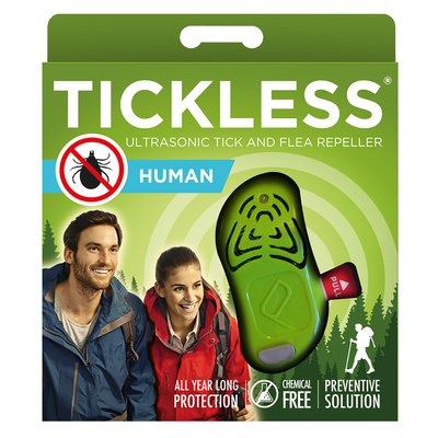 Ультразвуковой отпугиватель клещей TickLess для человека - зеленый (PRO10-203)