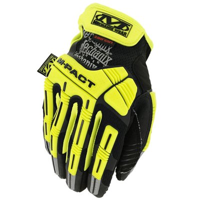 Противопорезные перчатки Mechanix Wear Hi-Viz M-Pact E5 (SMP-C91)