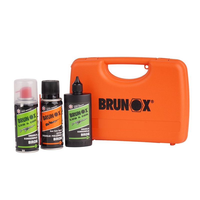 Набір препаратів для зброї Brunox 2 x Lub & Cor і Gun Care Spray у футлярі (21095) SP