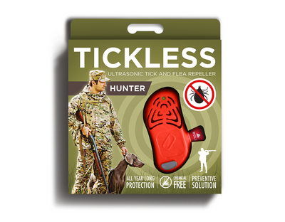 Ультразвуковой отпугиватель клещей TickLess для охотников - оранжевый (PRO10-202ORG)