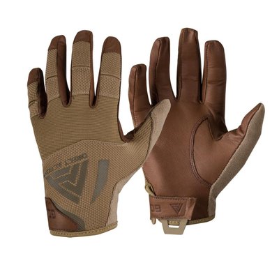 Жесткие перчатки Direct Action Leather Coyote Brown (GL-HARD-GLT-CBR) H перчатки