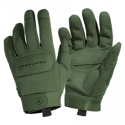 Оливковые перчатки Pentagon Duty Mechanic (P20010-06)