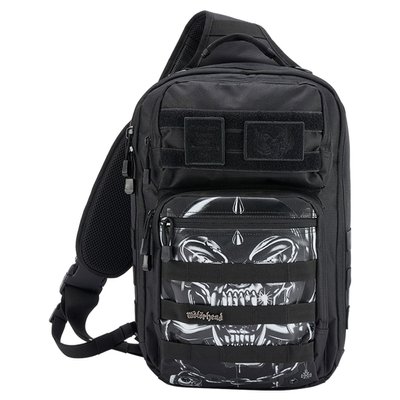 Чорний рюкзак Brandit US Cooper Sling 22 л Motorhead (61009-2)