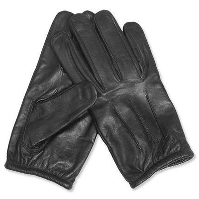 Перчатки Mil-Tec кожаные - черные (3459) SP