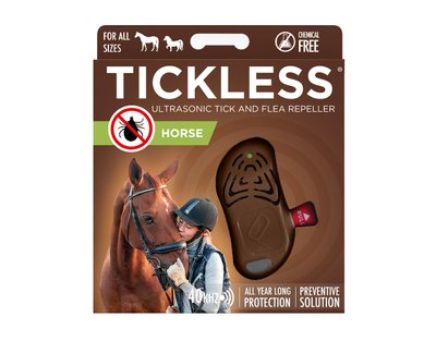 Ультразвуковой отпугиватель клещей TickLess для лошадей - коричневый (PRO-105BR)