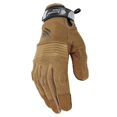 Тактические перчатки Armored Claw CovertPro для жаркой погоды - светло-коричневые (ACL-33-023892) G