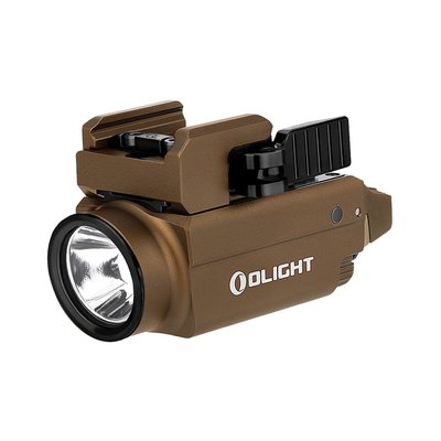 Ліхтарик для зброї з лазерним прицілом Olight BALDR S Desert Tan - 800 люмен, Green Laser