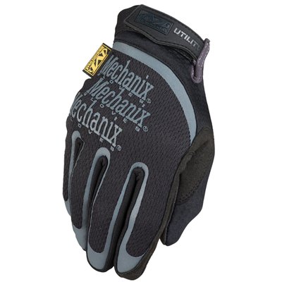 Черные тактические перчатки Mechanix Wear Utility (H15-05)
