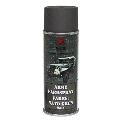 MFH NATO Military Spray Paint Green Mat 400 мл (27375B)