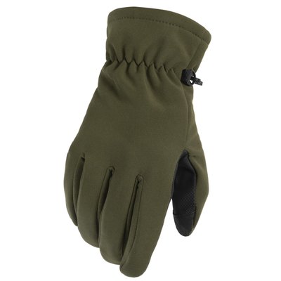 Оливковые зимние перчатки Mil-Tec Softshell Thinsulate (12521301)