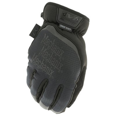 Противопорезные перчатки Mechanix Wear FastFit D4-360 - Covert Black (FFTAB-X55)