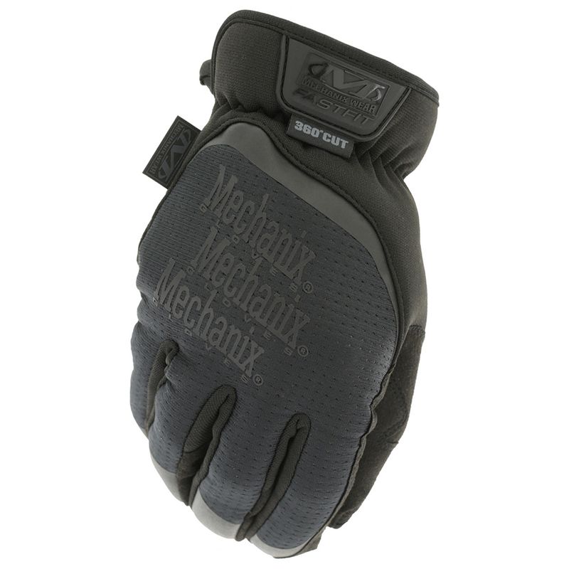 Противопорезные перчатки Mechanix Wear FastFit D4-360 - Covert Black (FFTAB-X55)