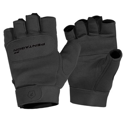 Pentagon Duty Mechanic 1/2 Черные перчатки (P20010-SH-01)