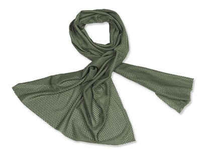 Камуфляжный сетчатый шарф Mil-Tec 190x50 - OD Зеленый (12627001)