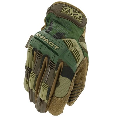 Тактические перчатки Mechanix Wear M-Pact Woodland New (MPT-77)